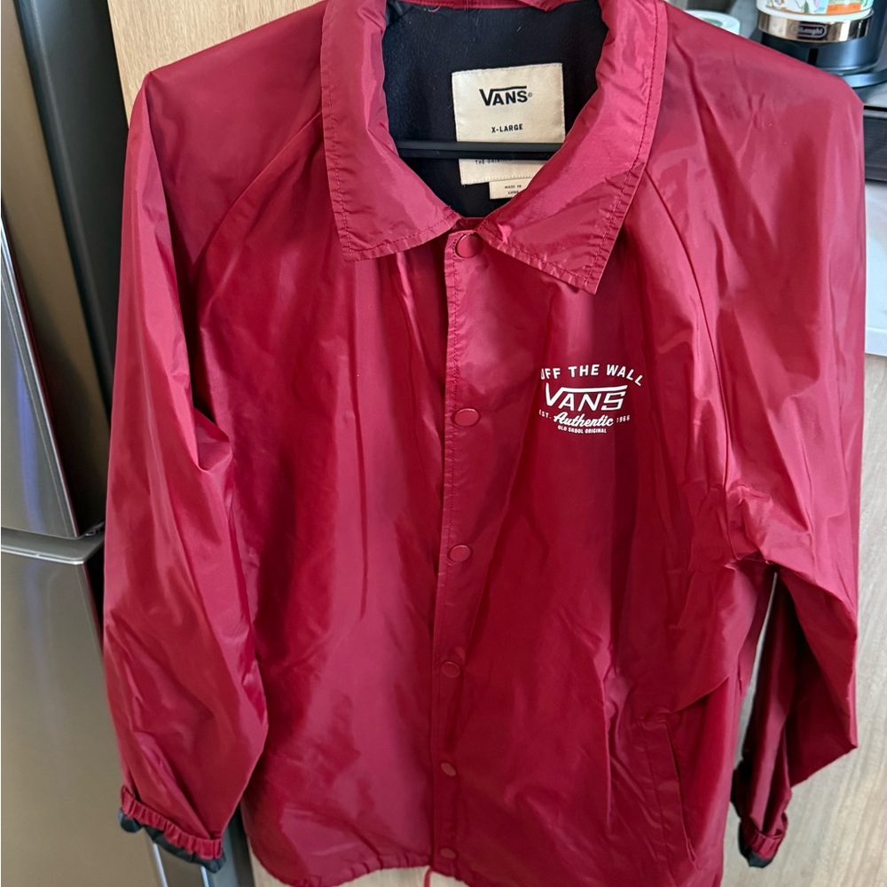 Vans Red Outerwear Jacket